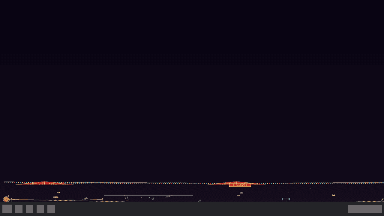 FleaWinder e mahi ana ki runga ake i te pae mahi Windows i te kaupapa pōuri